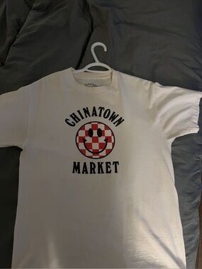 Chinatown Market Checkered Smiley Tee